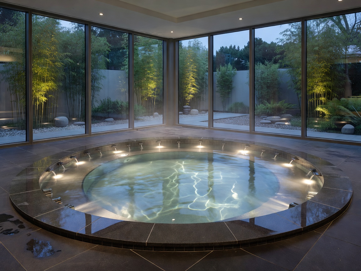 Hydrotherapy spa pool at Lumina Pulse Athletic Club