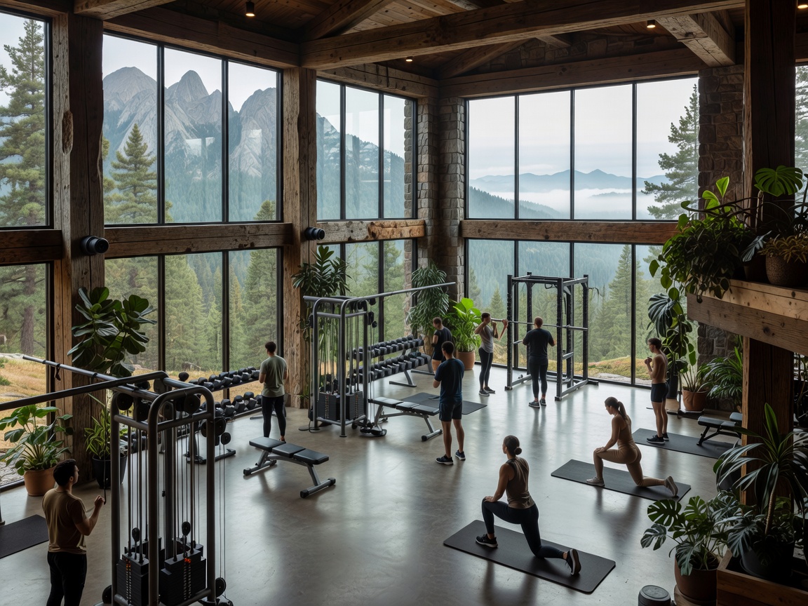 Main floor at Verdant Peak Sanctuary Gym